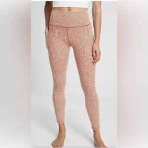 Athleta Salutation Stash II Textured Tight 7/8 Length Leggings Womens Size Small